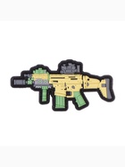 Шеврон на одежду «Автомат SCAR», на липучке, 10×5 см, разноцветный - Фото 2