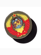 Шеврон на одежду «СССР», на липучке, d=8 см, разноцветный - Фото 2