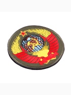 Шеврон на одежду «СССР», на липучке, d=8 см, разноцветный - Фото 3