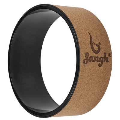 Йога-колесо Sangh «Лотос», 33×13 см, чёрное
