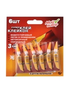 Супер-клей Секундный, мини карта, 1 г, набор 6 штук - Фото 5