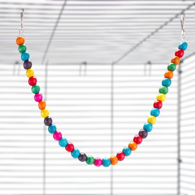 Игрушка для птиц, 50 см, цвет МИКс