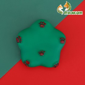 Игрушка пищащая "Новогодняя звезда" для собак, 8 х 3 см 10474874