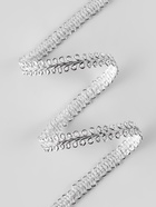 Тесьма декоративная «Шанель», 8 мм, 10±1 м, цвет серебряный - Фото 4