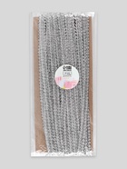 Тесьма декоративная «Шанель», 8 мм, 10±1 м, цвет серебряный - фото 23270380