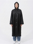 Дождевик - плащ, взрослый, размер 44-50, ЭВА матовая 140 г, чёрный - Фото 2