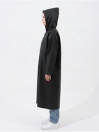 Дождевик - плащ, взрослый, размер 44-50, ЭВА матовая 140 г, чёрный - Фото 3