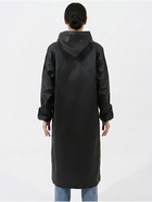 Дождевик - плащ, взрослый, размер 44-50, ЭВА матовая 140 г, чёрный - Фото 4