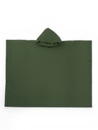 Дождевик - пончо, взрослый, размер универсальный, ЭВА матовая 160 г, зелёный - Фото 5