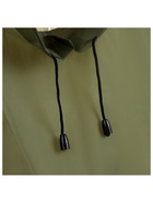 Дождевик - пончо, взрослый, размер универсальный, ЭВА матовая 160 г, зелёный - Фото 7