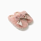 Тапочки женские, размер 40-41, цвет розовый - фото 25391365