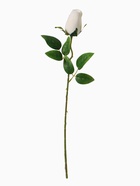 Цветы искусственные "Роза бутон бархат" 43 см, (бутон-h-7см) белый - фото 809138973