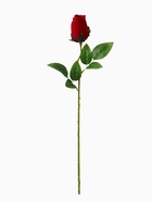 Цветы искусственные "Роза бутон бархат" 43 см, (бутон-h-7см) красный - фото 809138979