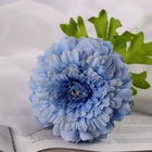 Цветы искусственные «Хризантема люкс», h=50 см, d=9 см, голубые  (артикул 10526695)  большой выбор товаров оптом и в розницу по низким ценам с доставкой