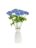 Цветы искусственные «Хризантема люкс», h=50 см, d=9 см, голубые  (артикул 10526695)  большой выбор товаров оптом и в розницу по низким ценам с доставкой