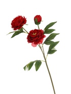 Цветы искусственные «Пион Беверли люкс», h=60 см, красные  (артикул 10526723)  большой выбор товаров оптом и в розницу по низким ценам с доставкой