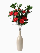 Цветы искусственные «Камелия», h=85 см, красные - Фото 4