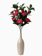 Цветы искусственные "Камелия" 85 см, ярко-розовый - фото 809138982