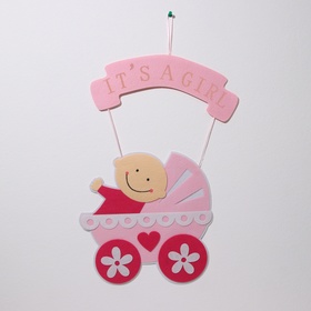 Украшение на гендер пати «Подвеска It's a Girl», 32×32×43 см 10535102
