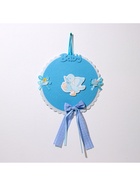 Украшение на гендер пати «Подвеска Аист с мальчиком», 27×27×46 см, голубое - Фото 2