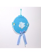 Украшение на гендер пати «Подвеска Аист с мальчиком», 27×27×46 см, голубое - Фото 3