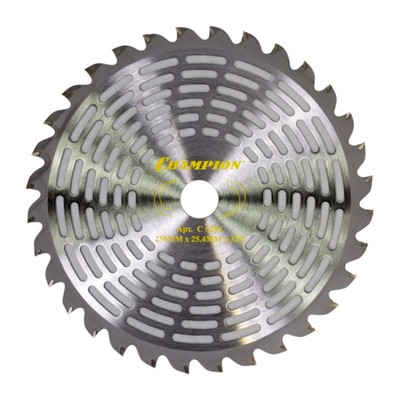 Нож для триммера CHAMPION Super Light C5204, с зубцами из твердого сплава, 32Т, 230×25.4 мм