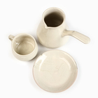 Сервиз "Марокко" чашка с блюдцем 4х0,25л + турка 0,8л, шебби 10571781