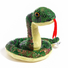 Мягкая игрушка «Змея», 15 см, цвет зелёный - фото 110819570