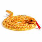 Мягкая игрушка «Змея», 30 см, цвет оранжевый, жёлтый - фото 110819573