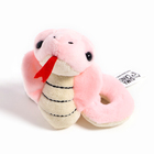 Мягкая игрушка «Змея кобра», 10 см, цвет МИКС - Фото 3