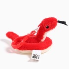 Мягкая игрушка «Змея», на брелоке, 6 см, цвета МИКС - Фото 3