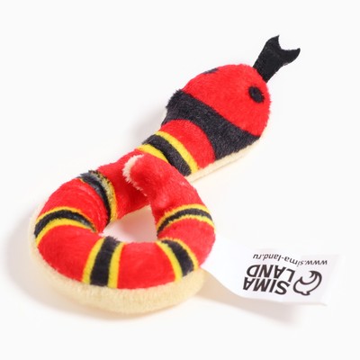 Мягкий магнит «Змейка», 7 см, цвет МИКС