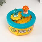 Сувенир музыкальный механический магнитный «Динозавры», 12.2×12.2×11.5 см - Фото 4