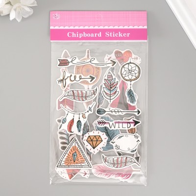 Наклейки для творчества «Гармония с природой», набор 2 листа, 22×12.5 см