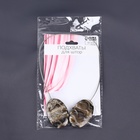 Подхват для штор «Овал», 5×3.5×21 см, цвет кофе с молоком - Фото 3