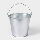 УЦЕНКА Ведро оцинкованное, 7 л, ЗАМЯТИЕ НА ИЗДЕЛИИ - Фото 1