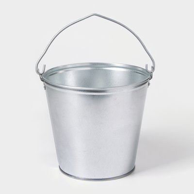 УЦЕНКА Ведро оцинкованное, 7 л, ЗАМЯТИЕ НА ИЗДЕЛИИ