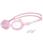 Очки для плавания детские «На волне» «Кошечка», беруши, цвет розовый - фото 12153231