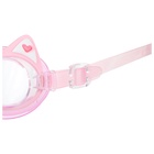 Очки для плавания детские «На волне: Кошечка», беруши, цвет розовый - Фото 6