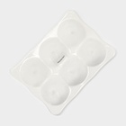 Подставка для яиц фарфорвая Magistro «Бланш», 18×13 см, цвет белый - фото 809397633