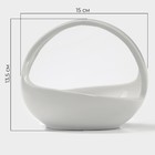 Конфетница Magistro «Бланш», 15×13.5 см, цвет белый - Фото 3