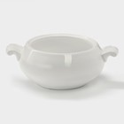 Супница Magistro «Бланш», 600 мл, 20.5×15 см, фарфор, белая - Фото 5