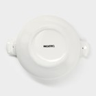 Супница Magistro «Бланш», 600 мл, 20.5×15 см, фарфор, белая - Фото 7