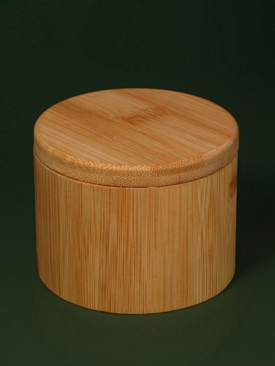 Органайзер для хранения «BAMBOO», с раздвижной крышкой, d=9×7 см, коричневый