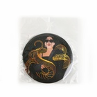 Зеркало карманное новогоднее «Новый год: Девушка», диам.7 см (комплект 6 шт) - фото 25471127
