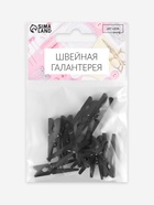 Прищепки для шитья, 3×0.9×0.3 см, 10 шт., чёрные - Фото 4