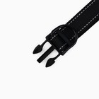 Ошейник из нейлона с фастексом 2 см, ОШ 27-40 см, черный 10502077