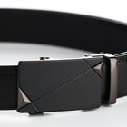 Ремень мужской для полных, ширина 3.5 см, пряжка автомат, чёрный - Фото 5