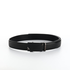 Ремень мужской для полных, ширина 3.5 см, пряжка автомат, чёрный - Фото 6