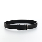 Ремень мужской, ширина 3,5 см, пряжка автомат, цвет чёрный - фото 25398784